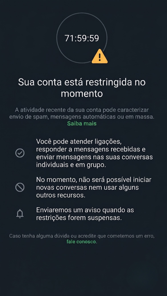 WhatsApp Restringido