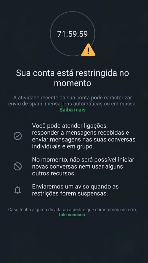WhatsApp Restringido